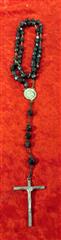 LOT OF TEN VINTAGE ROSARY AND PRAYER BEADS WITH CARRYING CASE
